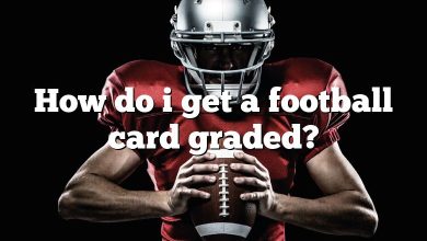 How do i get a football card graded?