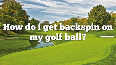 How do i get backspin on my golf ball?