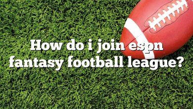 How do i join espn fantasy football league?