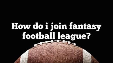 How do i join fantasy football league?