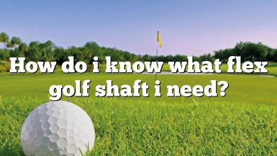 How do i know what flex golf shaft i need?