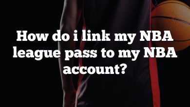 How do i link my NBA league pass to my NBA account?