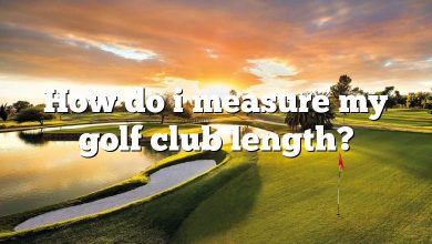 How do i measure my golf club length?