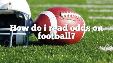 How do i read odds on football?
