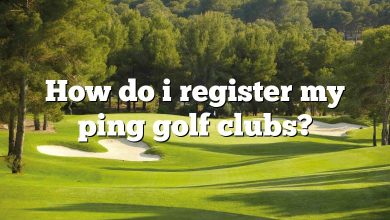 How do i register my ping golf clubs?