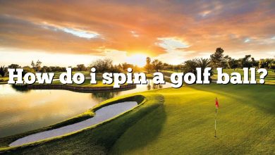 How do i spin a golf ball?