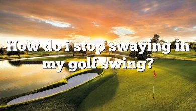 How do i stop swaying in my golf swing?