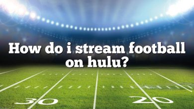 How do i stream football on hulu?