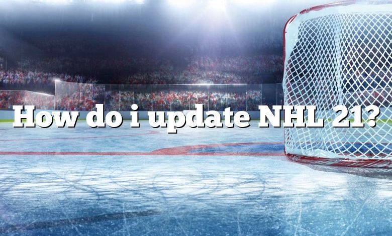 How do i update NHL 21?