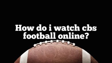 How do i watch cbs football online?