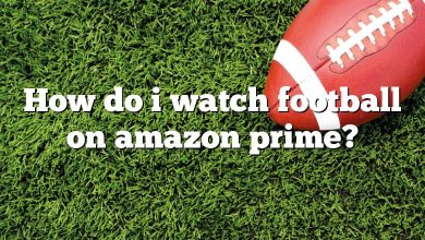 How do i watch football on amazon prime?