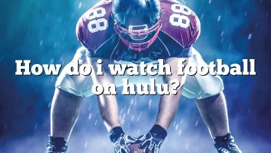 How do i watch football on hulu?