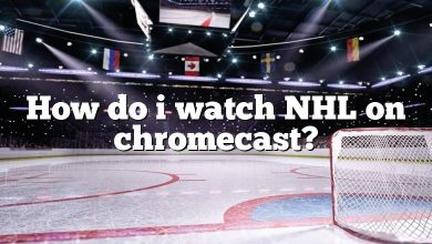 How do i watch NHL on chromecast?
