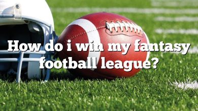 How do i win my fantasy football league?