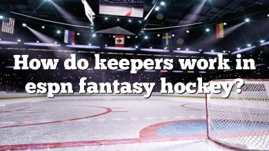 How do keepers work in espn fantasy hockey?