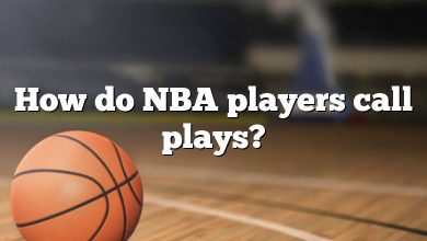 How do NBA players call plays?