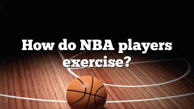 How do NBA players exercise?