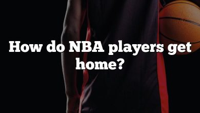 How do NBA players get home?
