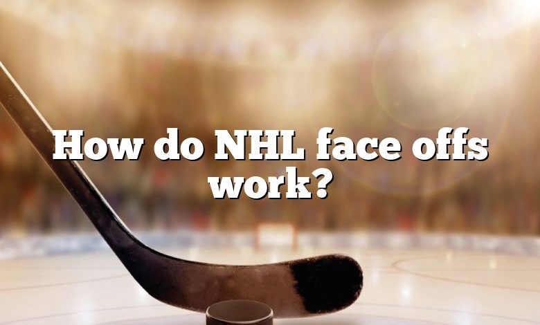 How do NHL face offs work?