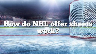 How do NHL offer sheets work?