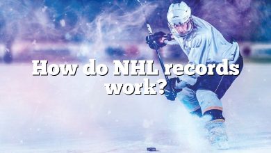 How do NHL records work?