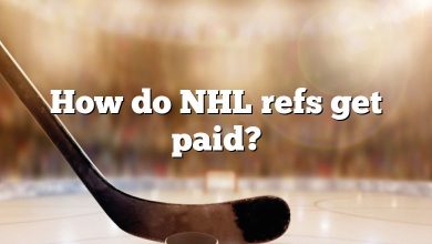 How do NHL refs get paid?