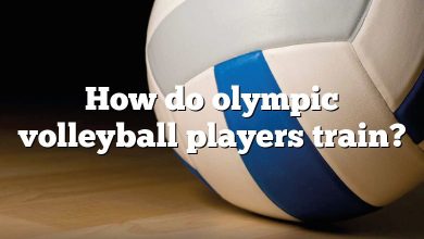 How do olympic volleyball players train?