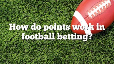 How do points work in football betting?