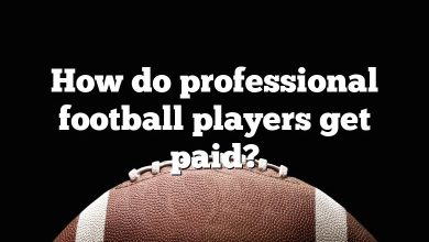 How do professional football players get paid?