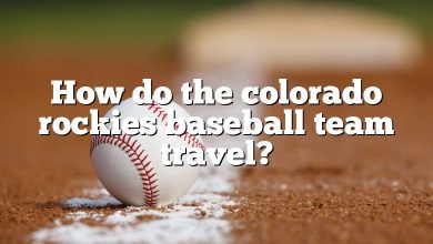 How do the colorado rockies baseball team travel?