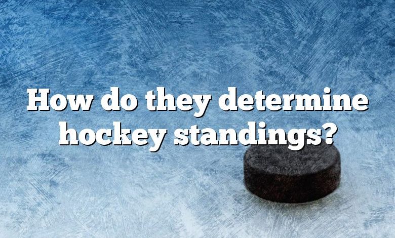 How do they determine hockey standings?