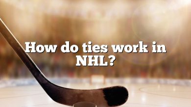 How do ties work in NHL?