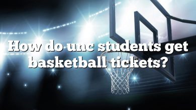 How do unc students get basketball tickets?