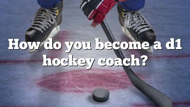 How do you become a d1 hockey coach?