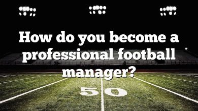 How do you become a professional football manager?