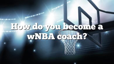 How do you become a wNBA coach?