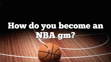 How do you become an NBA gm?