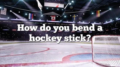 How do you bend a hockey stick?