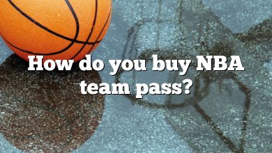How do you buy NBA team pass?