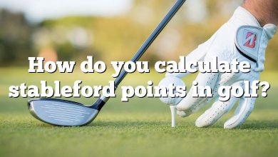 How do you calculate stableford points in golf?