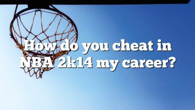 How do you cheat in NBA 2k14 my career?