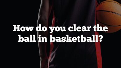 How do you clear the ball in basketball?