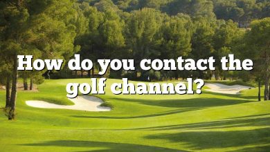 How do you contact the golf channel?