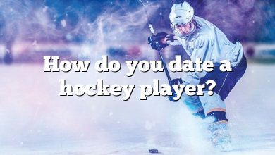 How do you date a hockey player?