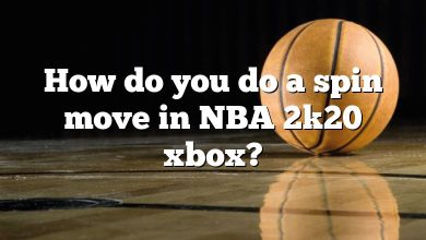 How do you do a spin move in NBA 2k20 xbox?