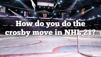 How do you do the crosby move in NHL 21?