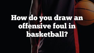 How do you draw an offensive foul in basketball?