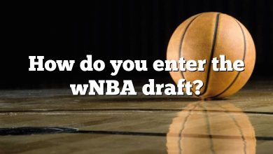 How do you enter the wNBA draft?