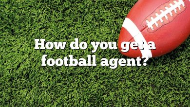 How do you get a football agent?
