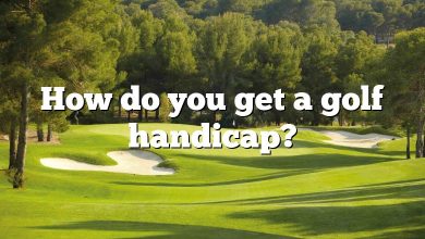 How do you get a golf handicap?